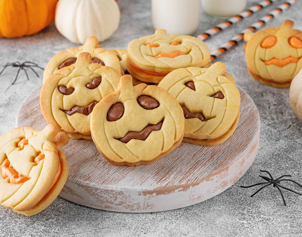 Galletas de Halloween rellenas.