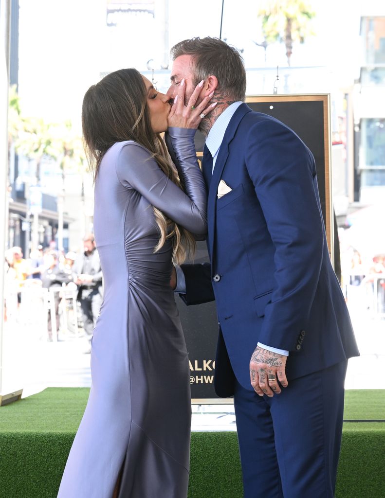 Victoria Beckham se mostró orgullosa y muy feliz por la estrella de David en el Paseo de la Fama 