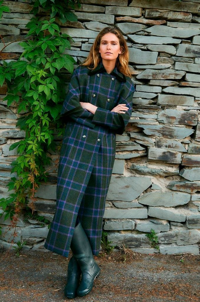 Abrigo de cuadros Byan