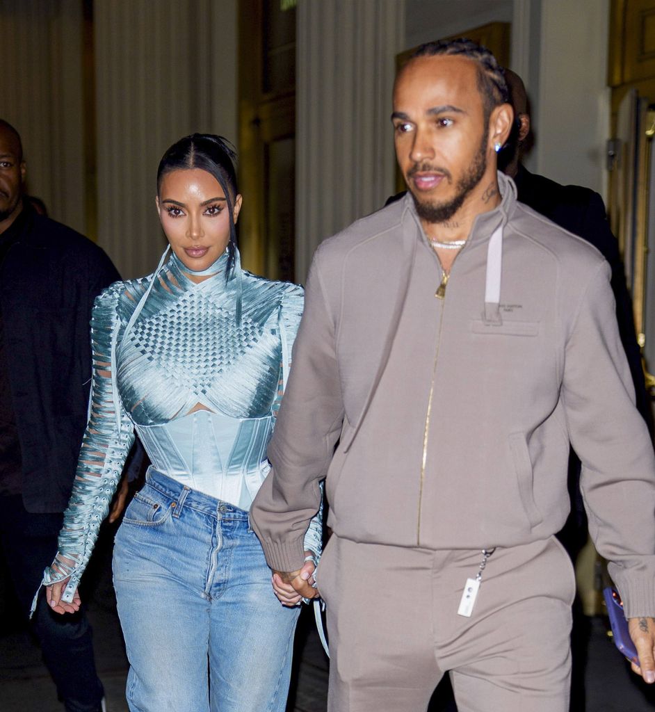 Kim Kardashian y Lewis Hamilton