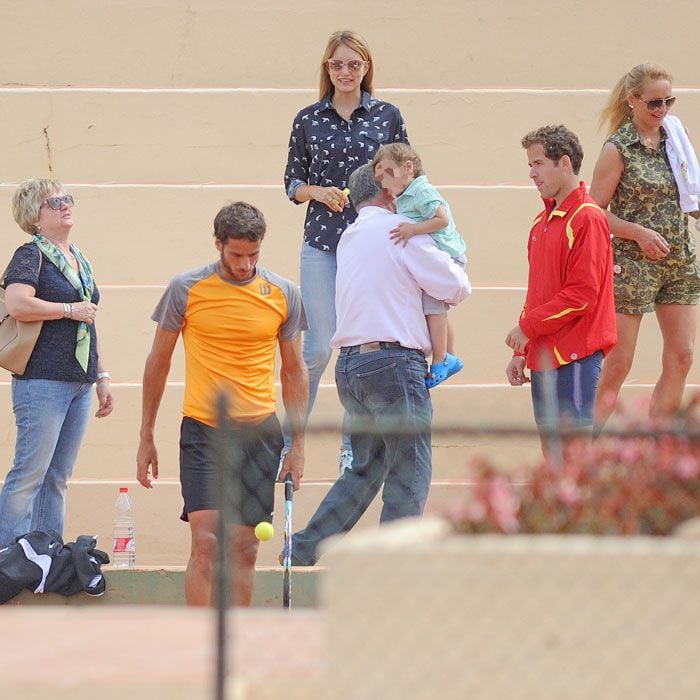 La familia de Feliciano López y Alba Carrillo