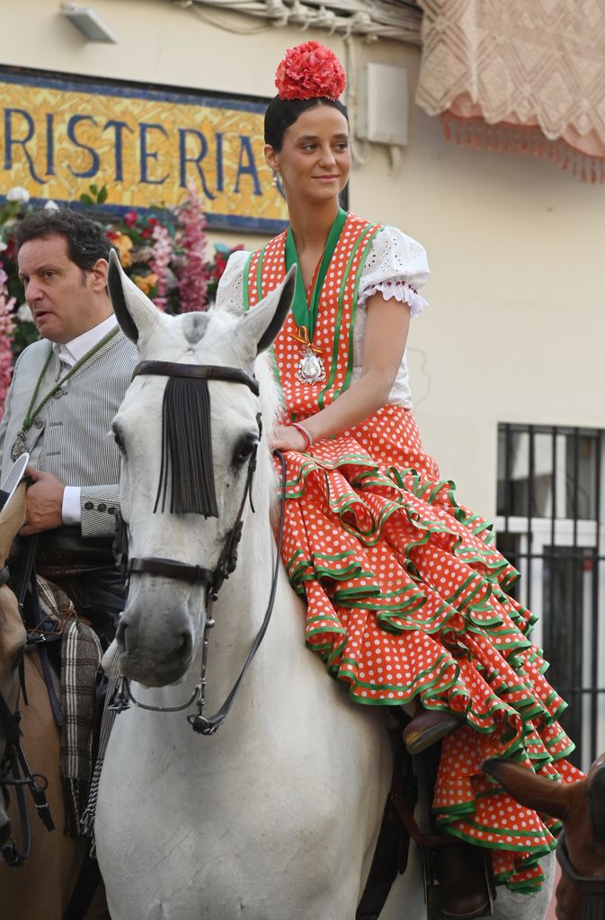 Victoria Federica de Marichalar en El Rocío, 2025.