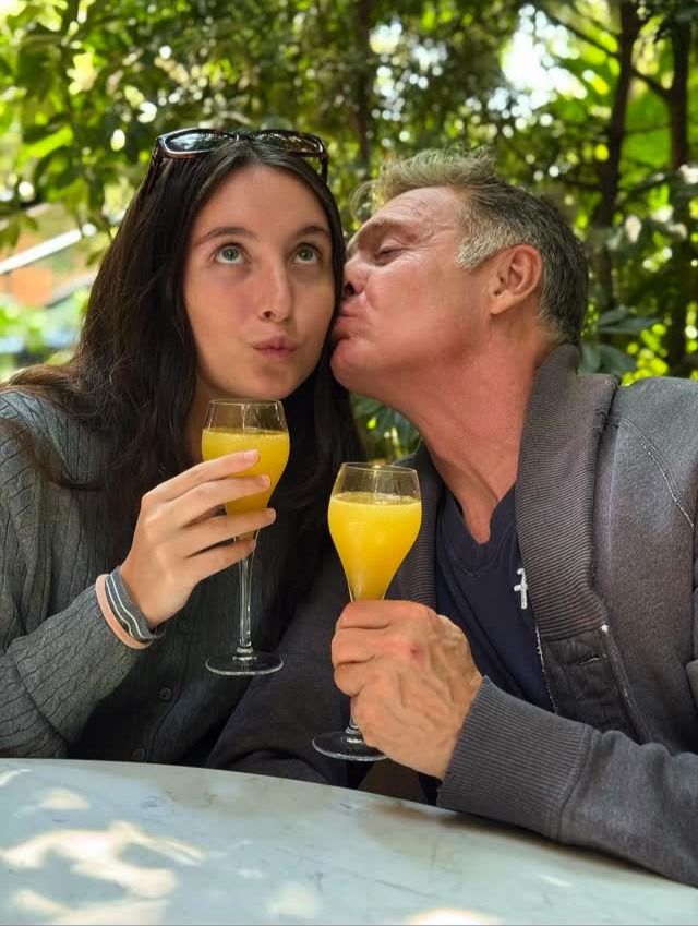 Juan Soler y su hija Mía