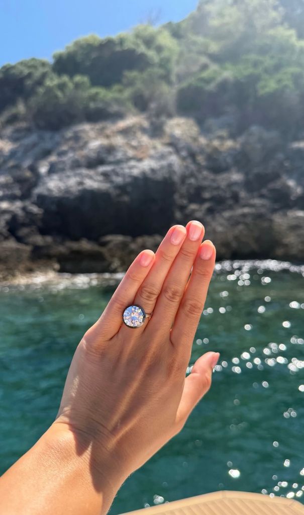 Talita Von Furstenberg en su pedida de mano