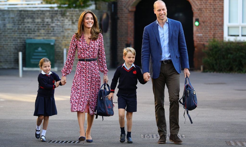 Kate Middleton steps out with Prince George and Princess Charlotte days after Prince Philip’s funeral