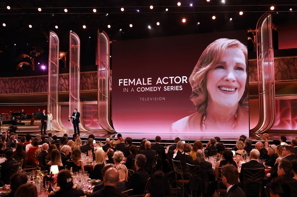 Seth Rogen recogió el Actor Award póstumo de Catherine O'Hara muy emocionado