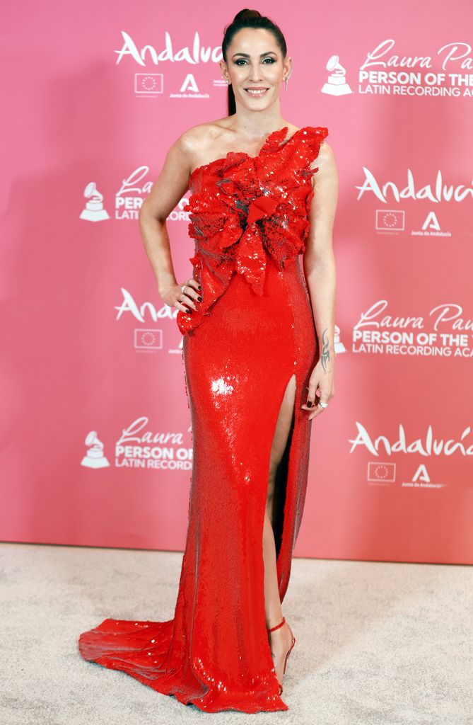 Malu attends The Latin Recording Academy's 2023 Person of the Year Gala Honoring Laura Pausini at FIBES Conference and Exhibition Centre on November 15, 2023 in Seville, Spain. (Photo by Patricia J. Garcinuno/WireImage)