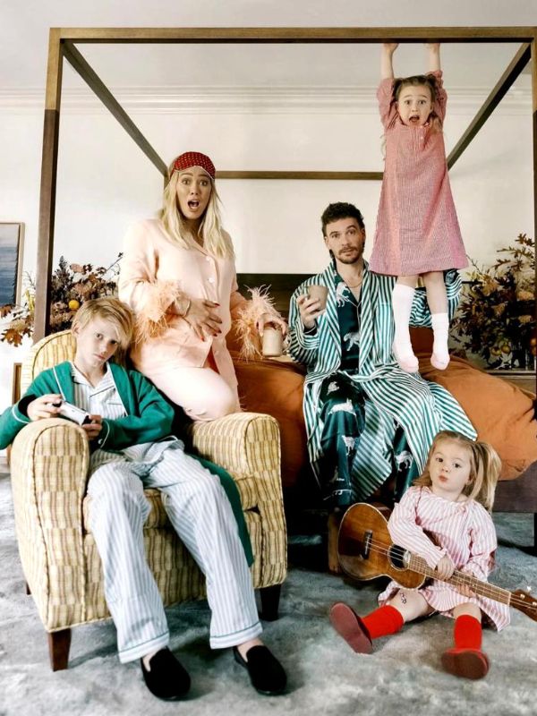 Hilary Duff y su numerosa familia
