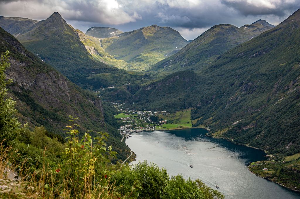 Firodo de Geiranger, en Noruega, donde se casará Marta Luisa de Noruega con Durek Verrett