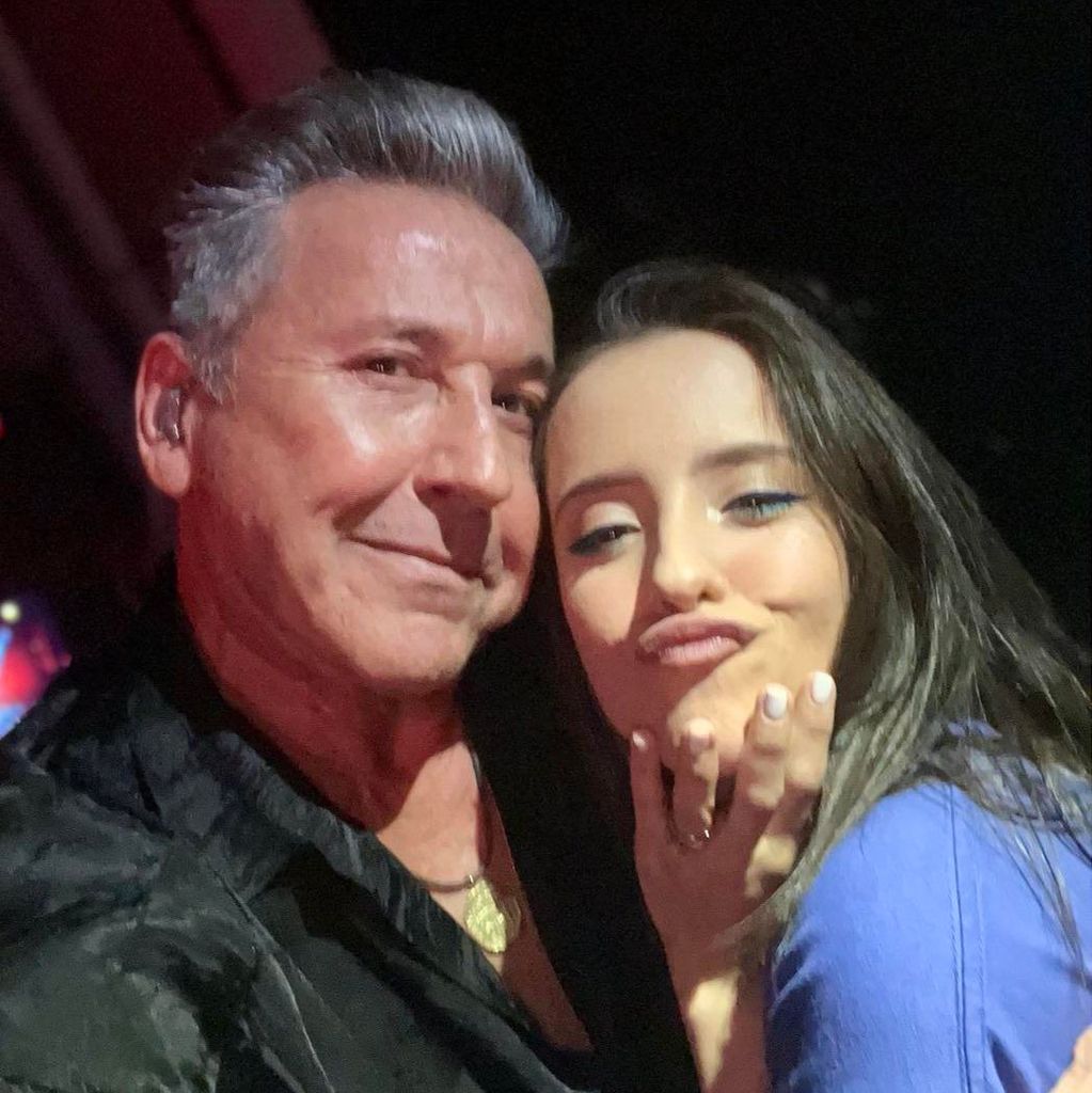Ricardo Montaner y su hija Evaluna