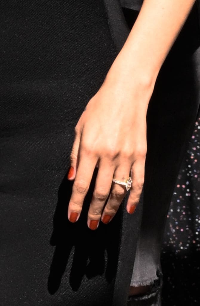 El anillo de compromiso de Selena Gómez.