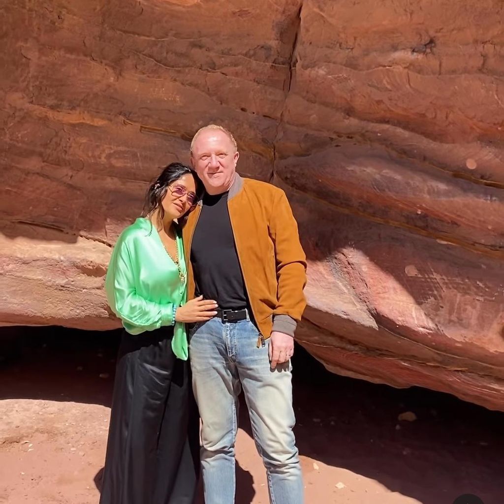 Salma Hayek y su esposo François-Henri Pinault