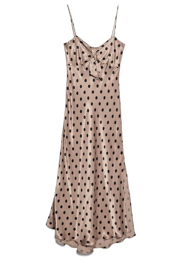 Vestido de lunares de Zara