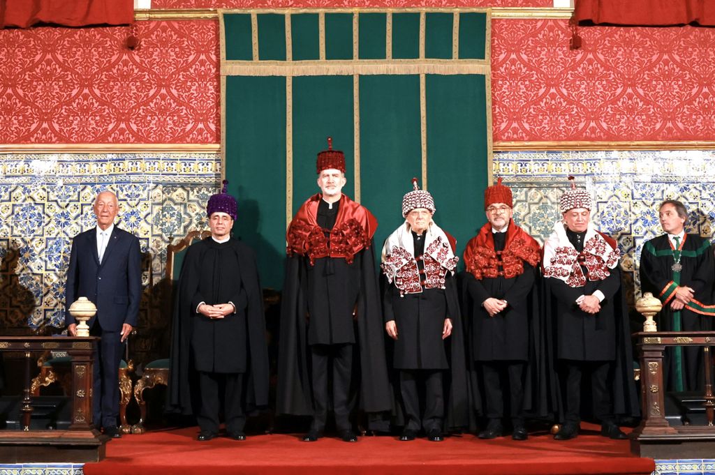 El rey Felipe VI es investido doctor honoris causa por la Universidad de Coimbra 