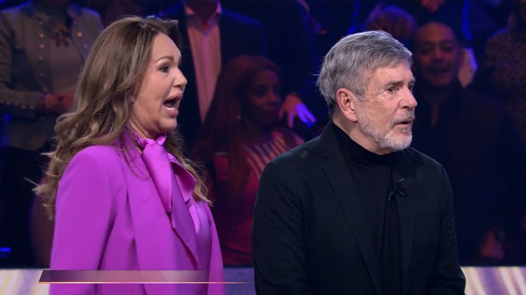 Primer plano de Carlos Mata y Jeanette Rodríguez sorprendidos en el programa '¡De viernes!'