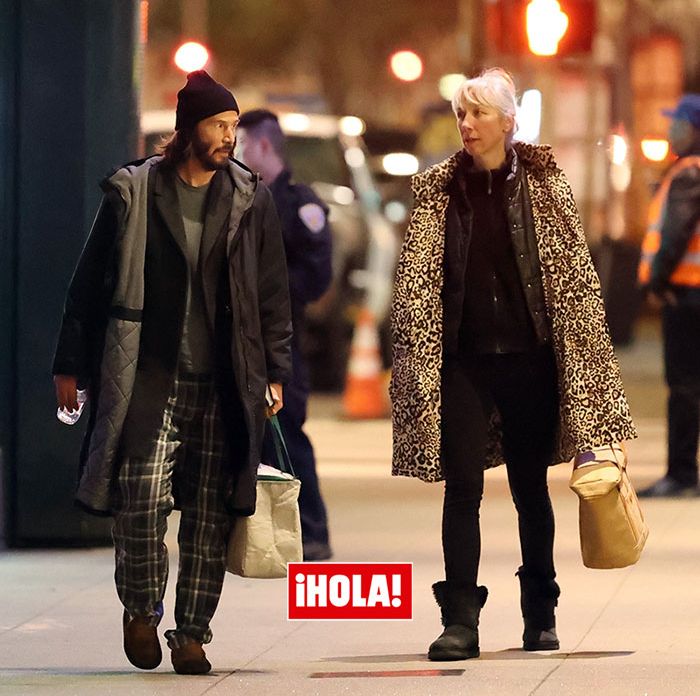 Keanu Reeves y Alexandra Grant