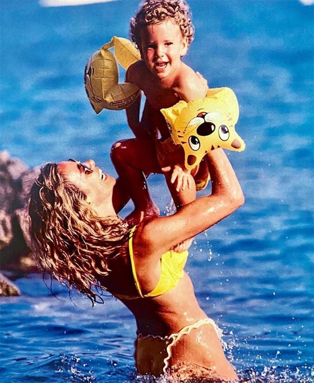 Ana Obregón y su hijo Aless