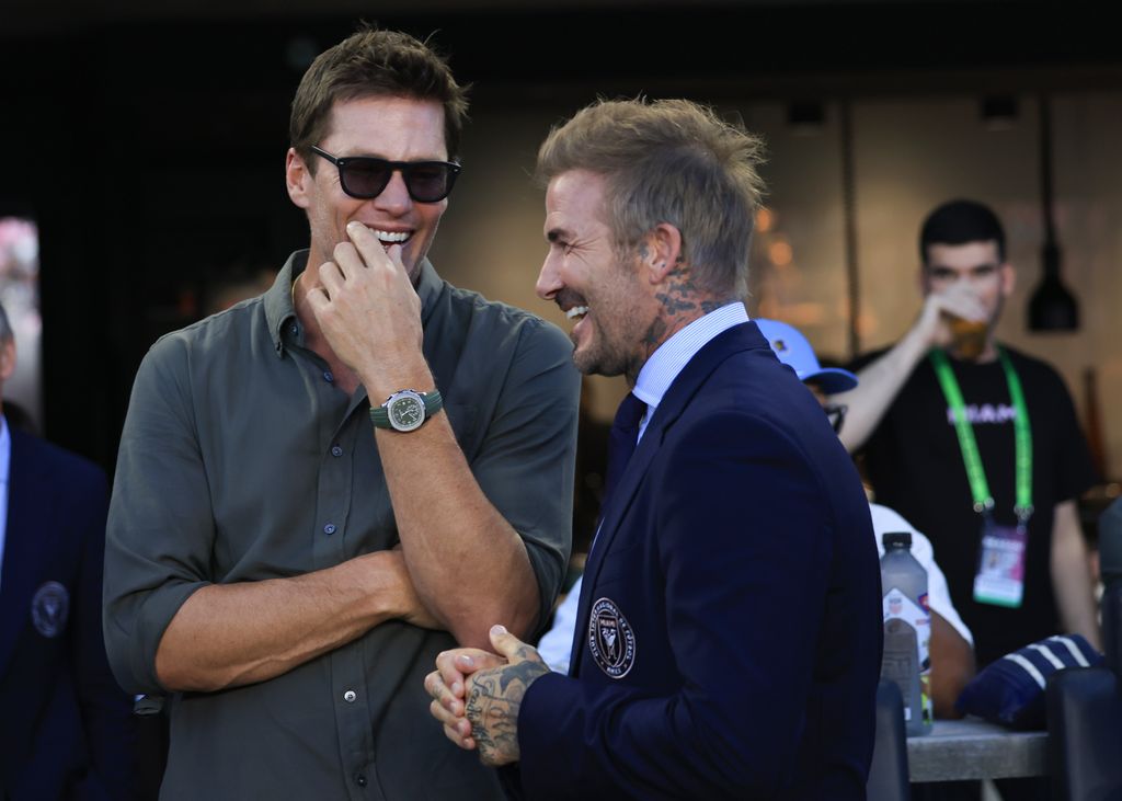Beckham invitó a Tom Brady al juego del Inter Miami.