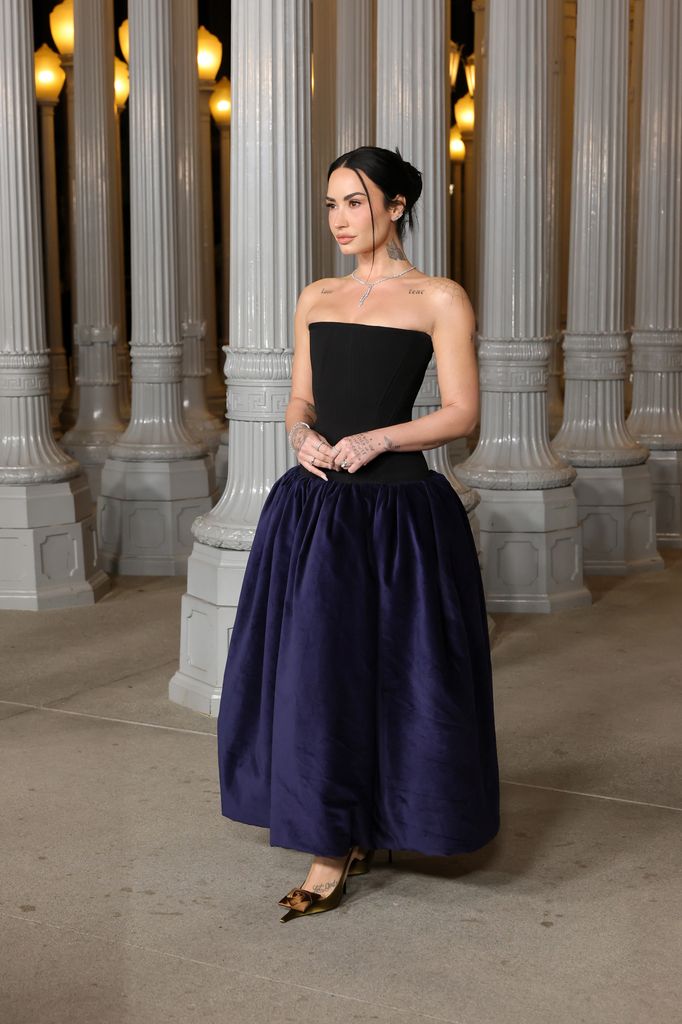 Demi Lovato en la gala LACMA Art+Film en Los Ángeles, 2025.