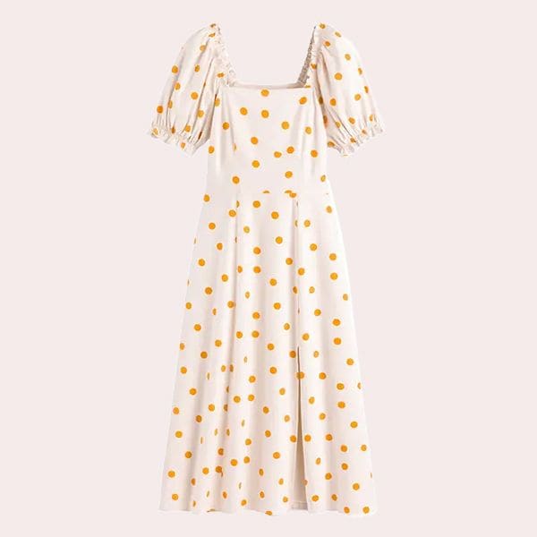 lino vestido lunares