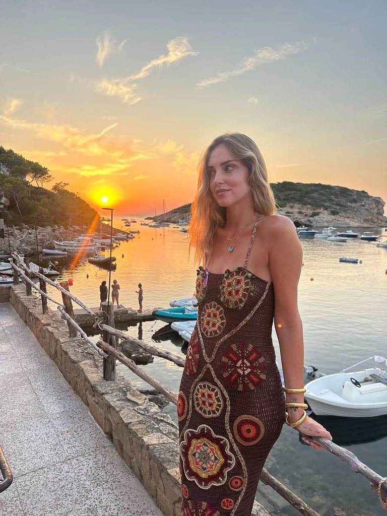 Los espectaculares posados de Chiara Ferragni en Ibiza, su paraíso terrenal