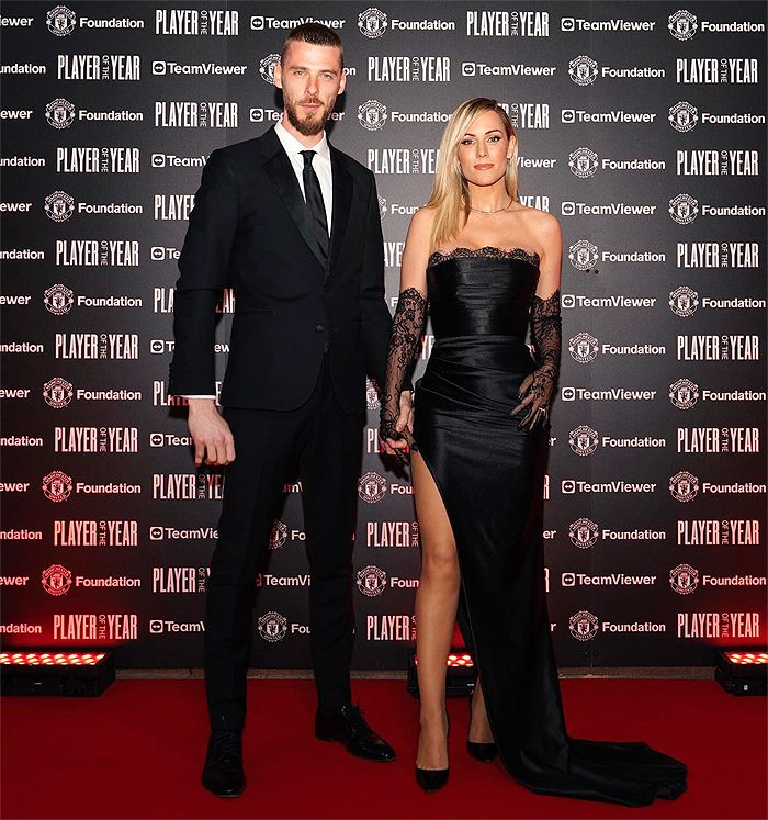 Edurne y David de Gea