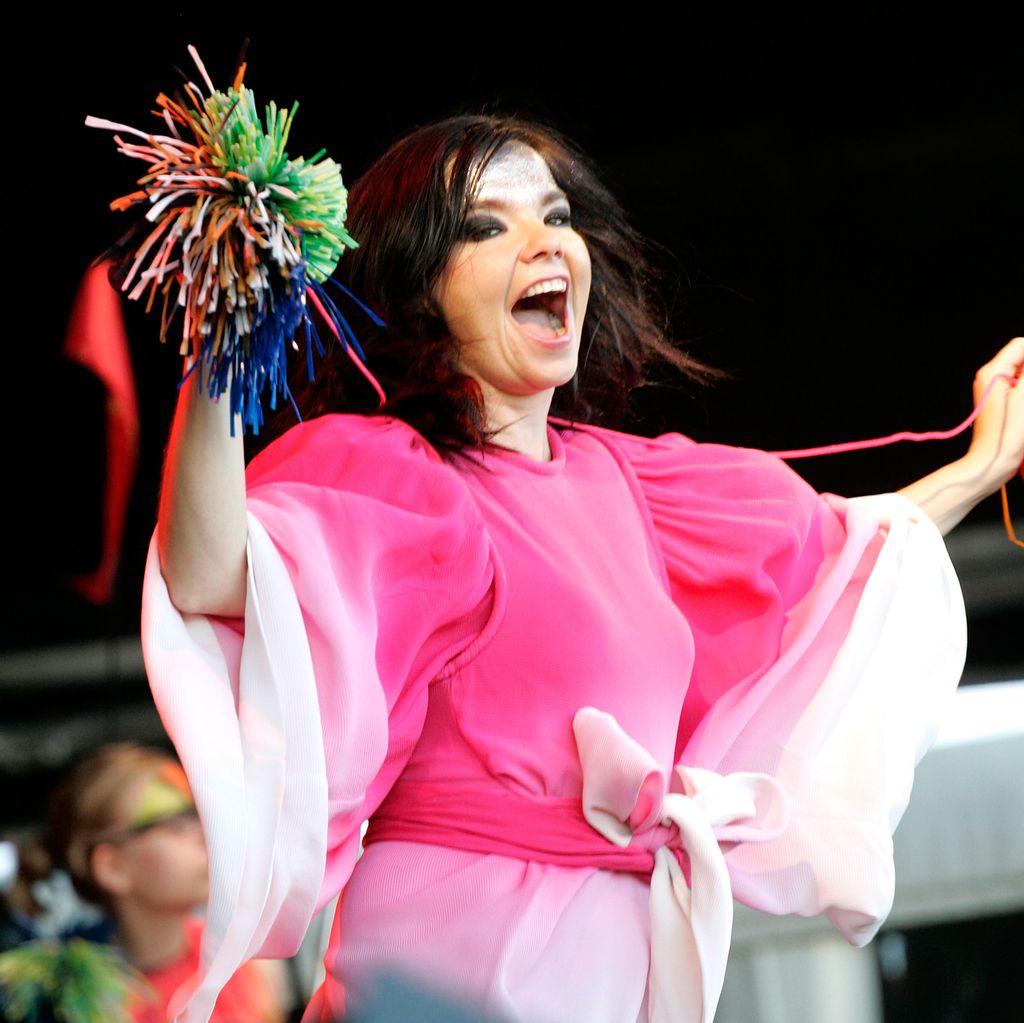 Bjork en el Adelaide Showground en febrero de 2008