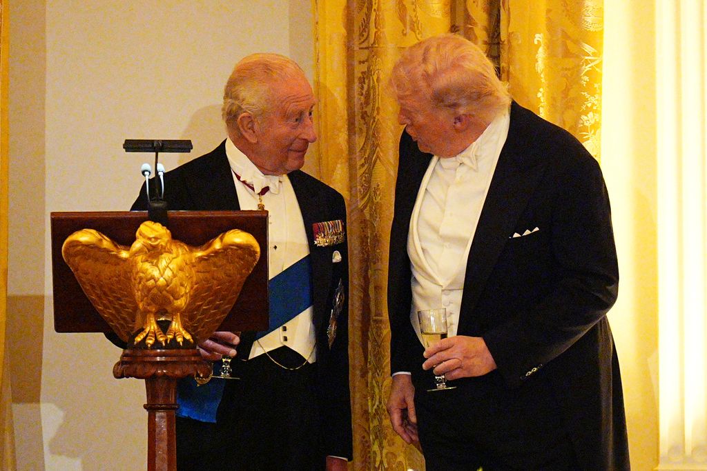 Carlos III y Donald Trump, en la Casa Blanca