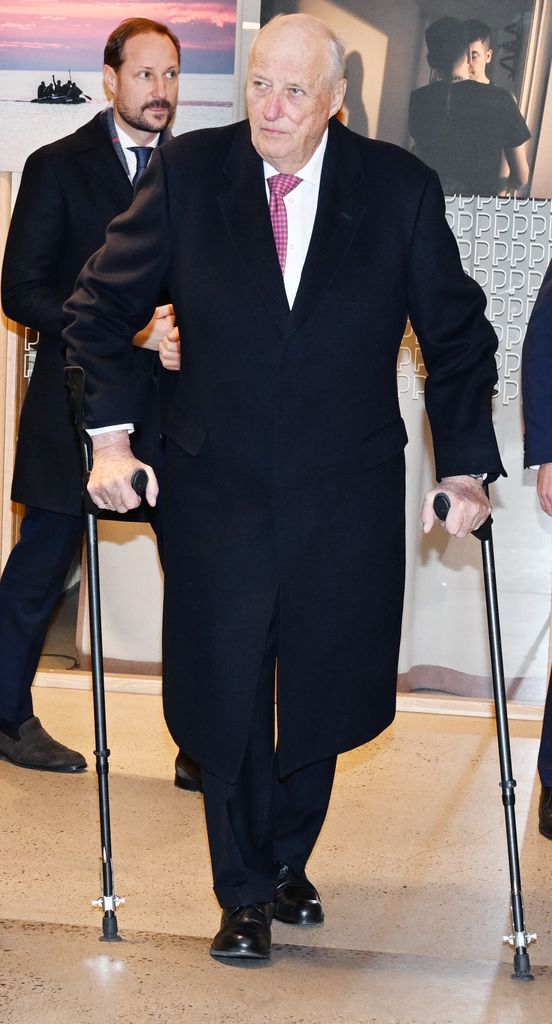 El rey Harald de Noruega