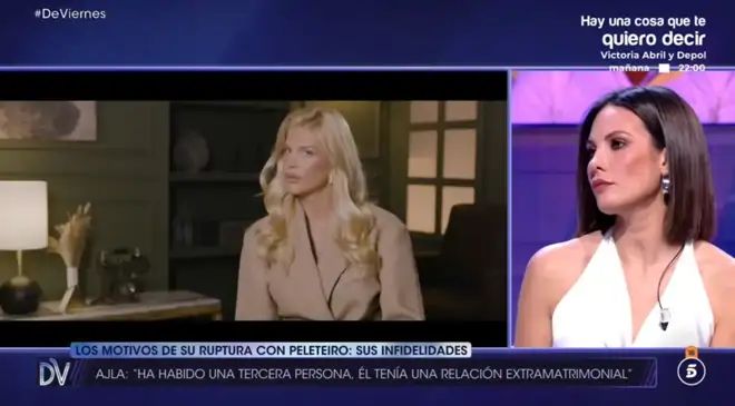 Jessica Bueno atiende a las palabras de Ajla Etemovic sobre su ex Jota Peleteiro