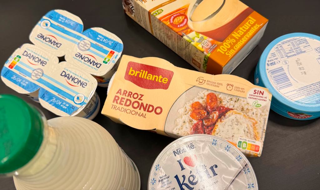 Una imagen de la dieta que están llevando en la casa