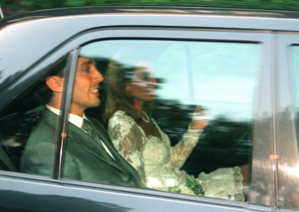 Estefanía de Mónaco el día de su boda