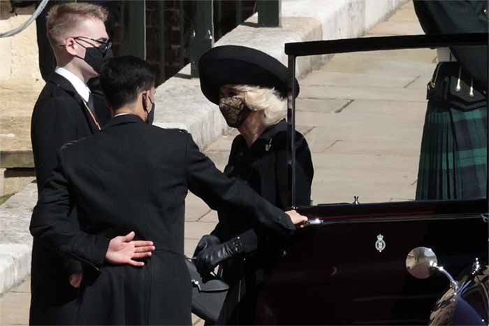 Las primeras imágenes de la Familia Real británica llegando a Windsor para el funeral 