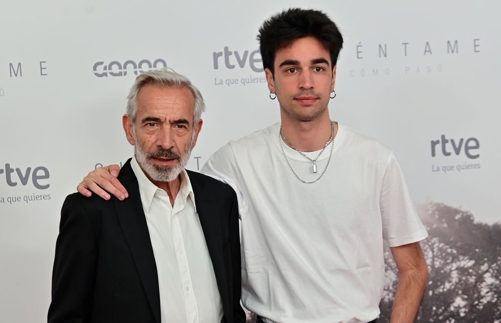 Imanol Arias y su hijo Daniel