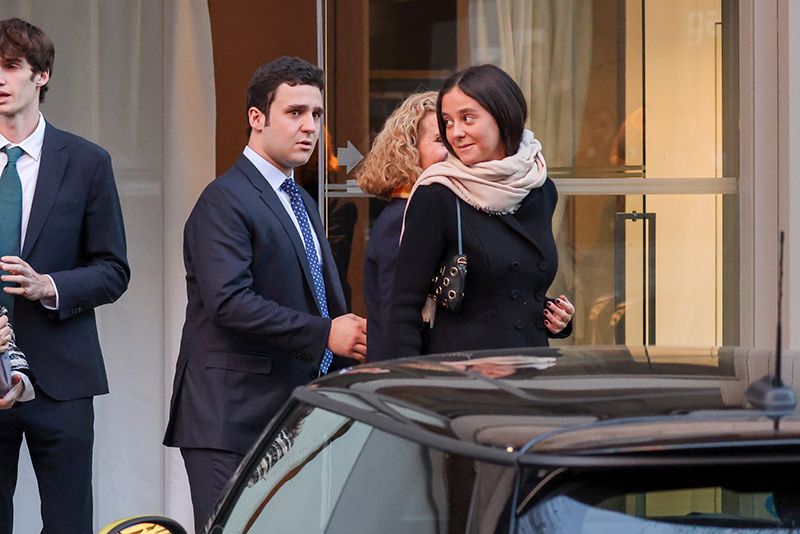 Victoria de Marichalar con su hermano Felipe 