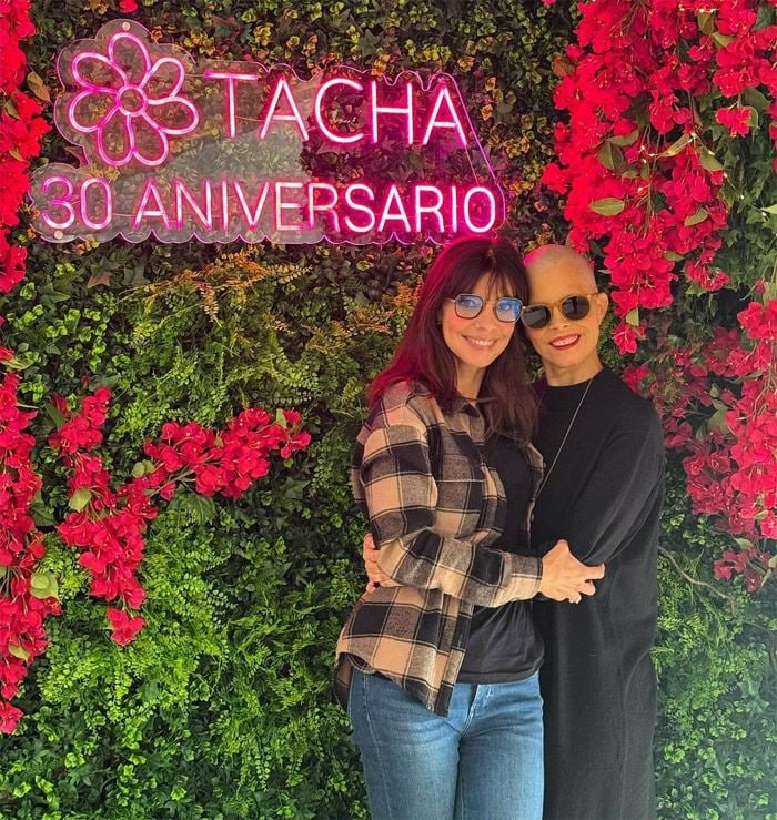 Maribel Verdú con su hermana Marina