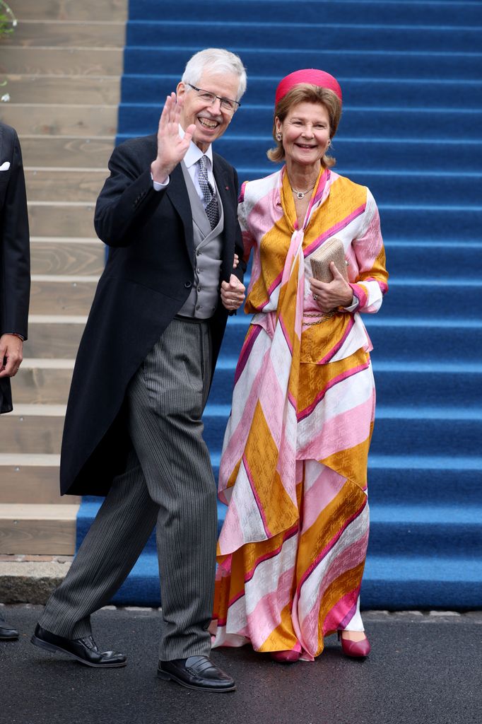 El príncipe Nicolás de Liechtenstein con su mujer,  Margarita de Luxemburgo