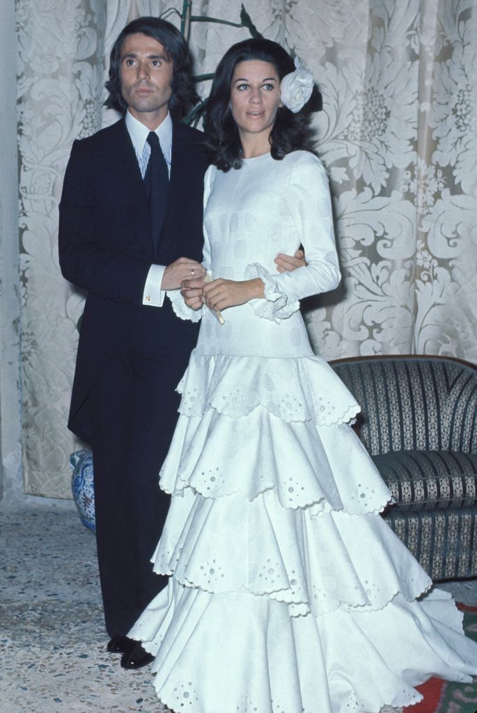 Boda de Raphael y Natalia Figueroa en 1972