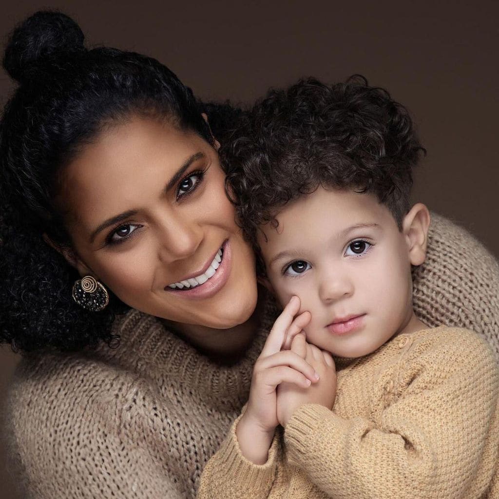 Francisca y su hijo, Gennaro