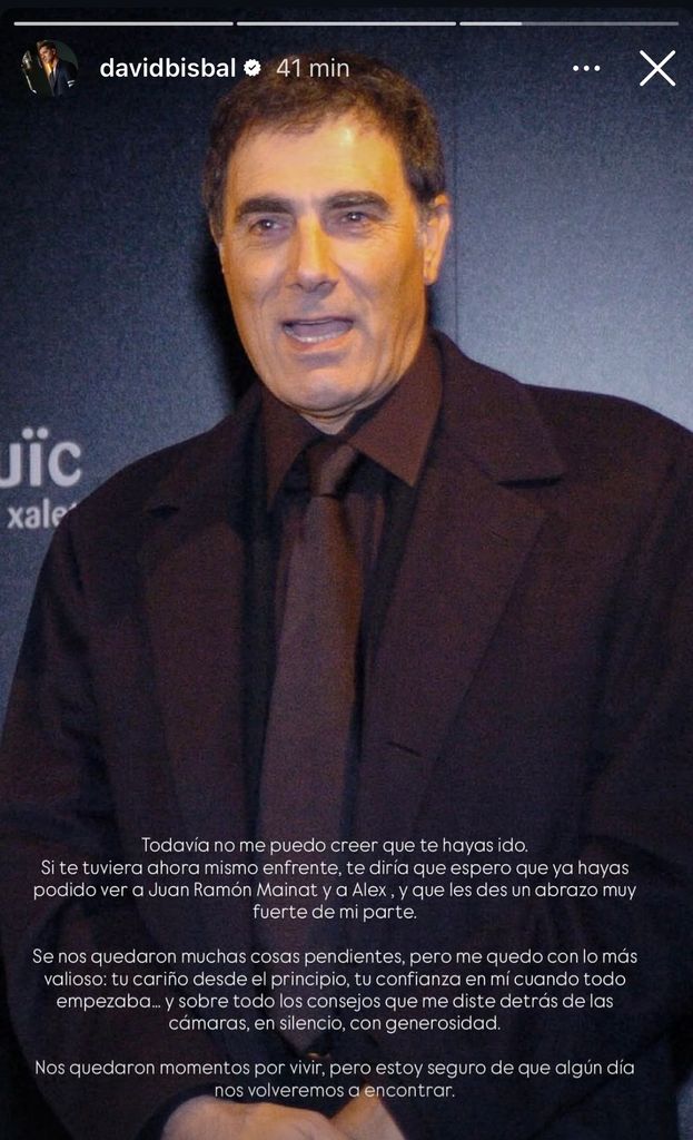 Homenaje Bisbal a Toni Cruz 