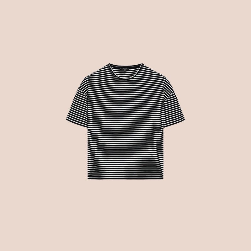 Camiseta de rayas marineras de Massimo Dutti