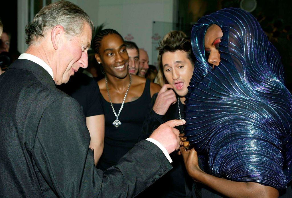 Rey Carlos con Grace Jones 