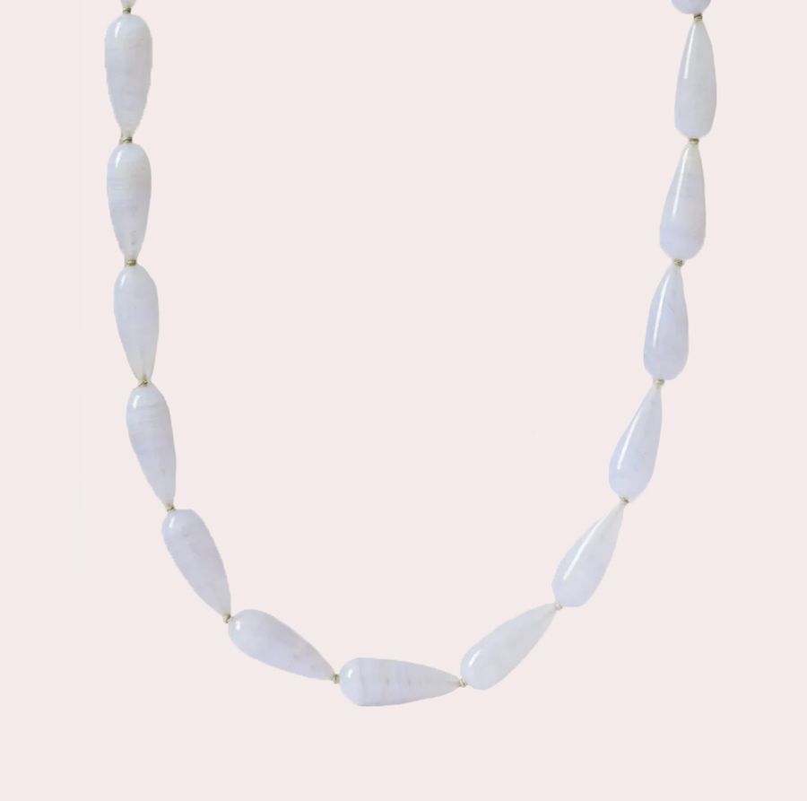 Collar Ágata azul Drop