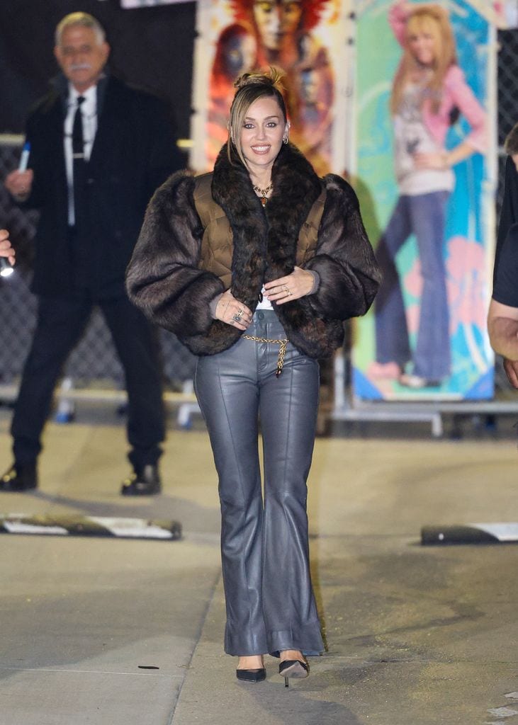 Miley Cyrus en las calles de Los Ángeles.