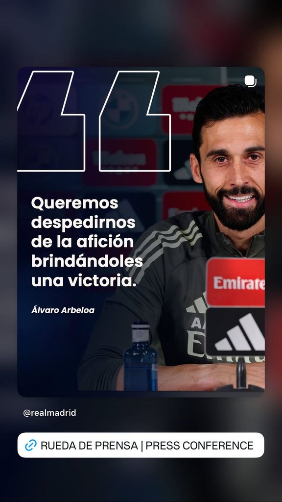 Álvaro Arbeloa en la rueda de prensa de Valdebebas donde ha anunciado su marcha del club