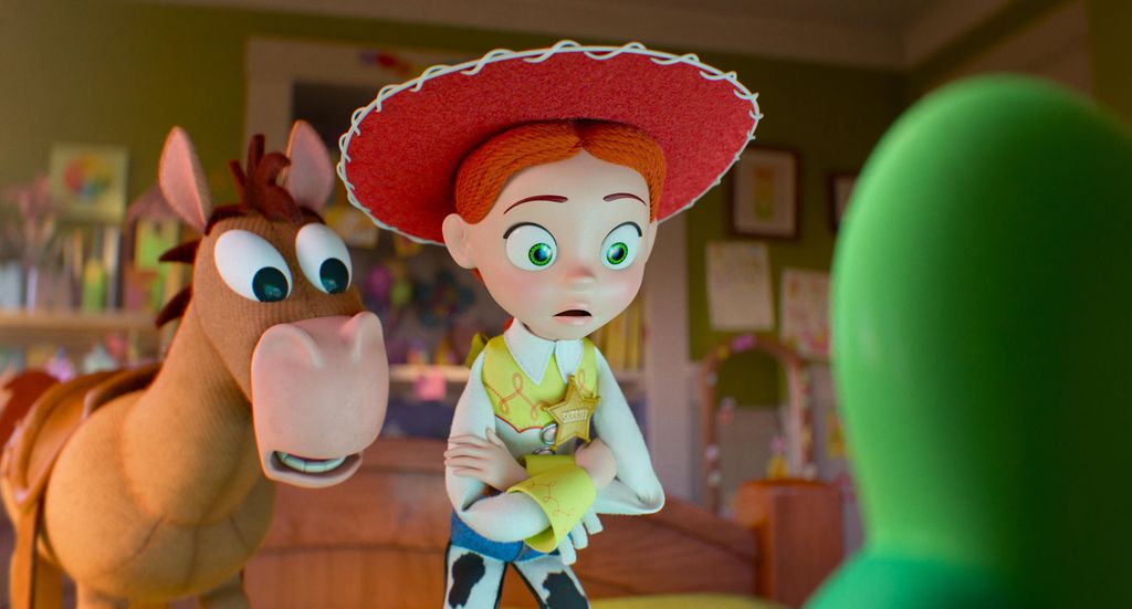 Jessie, con su inseparable inseparable caballo Bullseye