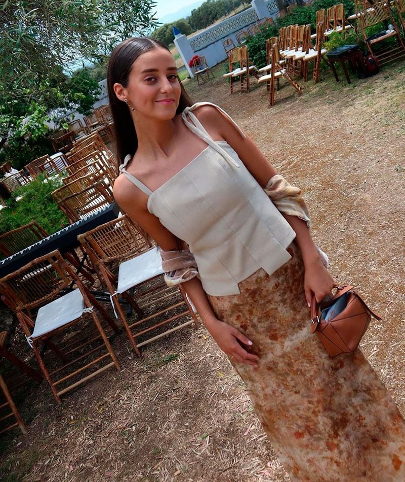 Victoria de Marichalar con el top de la firma de ropa de su prima