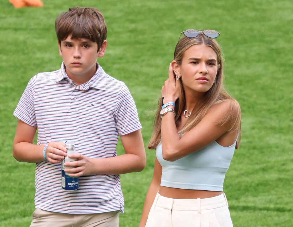 Spencer y Kai en el Hard Rock Stadium