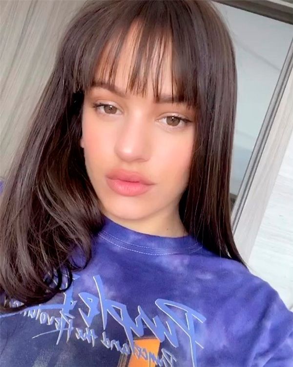 Rosalía y su nuevo flequillo
