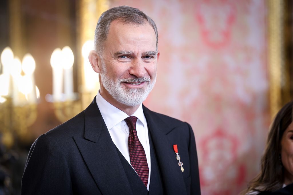 Su majestad el rey Felipe VI en la recepción al Cuerpo Diplomático en el Palacio Real 
